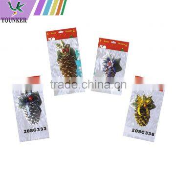 2015 New Design Christmas Pine Cone Hanging Decoration Set photo-2
