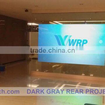 Free fedex Delivery cost clear Adhesive Rear Projection Screen film, for 3d hologram display,