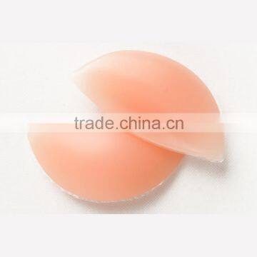 Ideal Fashions Swimsuit Silicone Padding Insert Swimwear Silicone Inserts Swimsuit Insert Pad "ox Horn" Shape Nude Silicone Bra photo-3