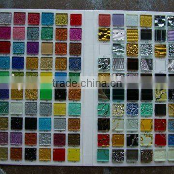 Mixed Color Stereo Patterns Glass Mosaic TA Color Range