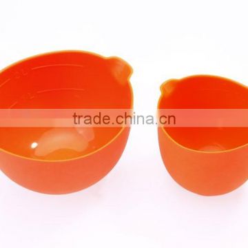 eco-friendly different size food grade silicone mixing bowl