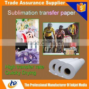 A3 A4 24" 36" 44" 62" 63" Heat Transfer Paper/Sublimation Paper/Sublimation Transfer Paper