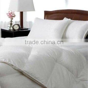 White plain quilted hotel goose down duvet cover/hotel comforter