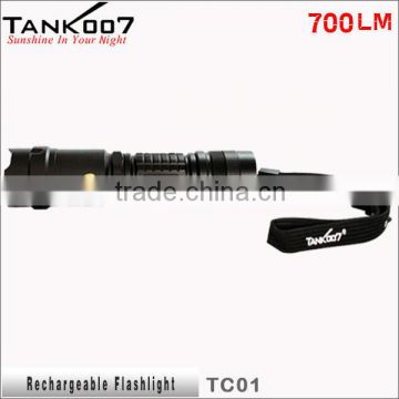 Rechargeable Battery Power Source and Aluminum Alloy Lamp Body Material led power style flashlight