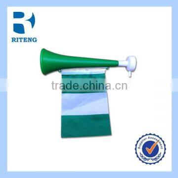 Promotional plastic horn with logo for sports fan