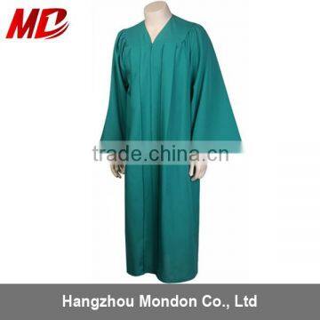 Matte High School Graduation Gowns Emerald Green