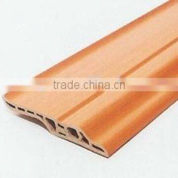 Wood film PVC skirting board
