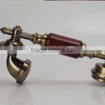 Dark Red Antique European Antique Desk Lamp Telephone for Sale photo-3