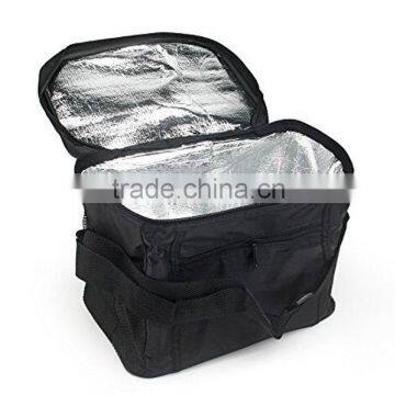 Insulated Bag Lunch Tote Bag Box Cooler Bag Black Color photo-2