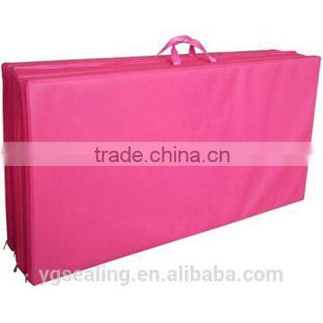 4'x8'x2" Pink Gymnastics Tumbling Martial Arts Folding Mat