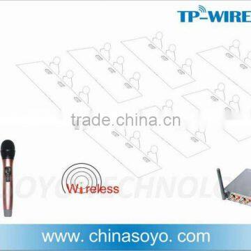 portable wireless sound amplifier for classroom audio system