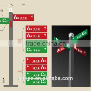 Outdoor Large Pylon Sign Direction Road Sign photo-2