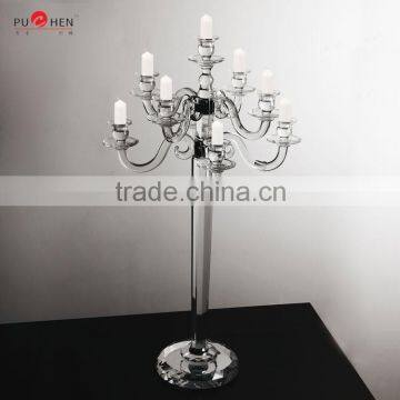 nobel huge tall Crystal candle stand candelabra for wedding party decoration