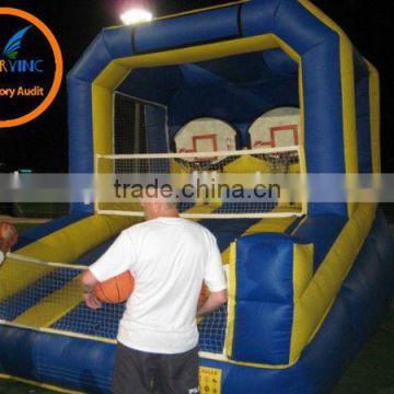 new inflatable basketball games for sale,infatable throwing game hot sale