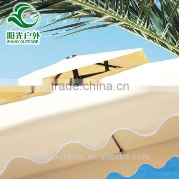China Manufacturer Wholesale Indonesia Hard Wood Indian Style Chinese Garden Parasols photo-2