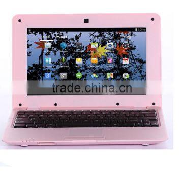 ODM 10" android netbook with 512/4GB, 1.5 GHZ computer laptop, 10" touch screen netbook, capacitive laptop