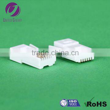 RJ12 6p6c telecommunication connector