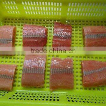 frozen chum salmon portion