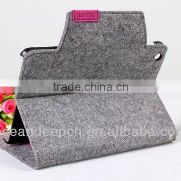 Grey eco felt case wool bag for samsung note bag factory price