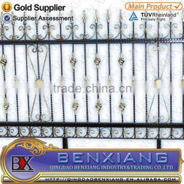 house gate design window's railing part wrought iron fence