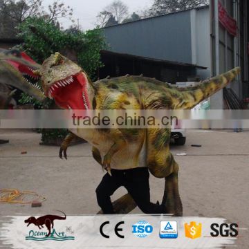 OA0815 Professional supplier dinosaur cosplay costume for indoor playground