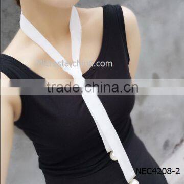 2016 IN STOCK Woman Hot Sexy white chocker Necklace