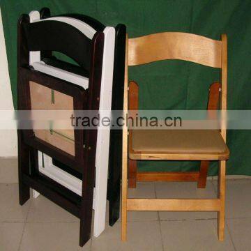Wholesale Wood Folding Chairs With Padded Replacement Seats photo-2