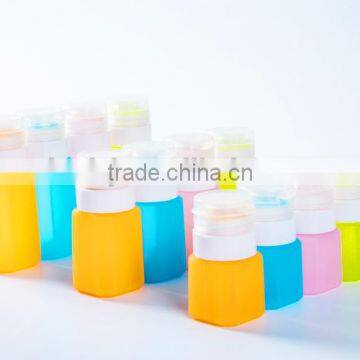 Ningbo manufacturer silicone travel cosmetic bottle set