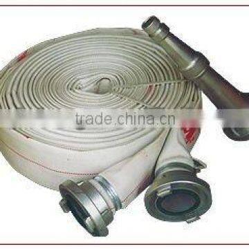 coiled garden hose