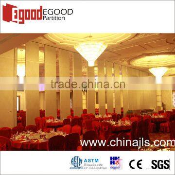 Egood hotel movable partition system acoustic testing at Hongkong