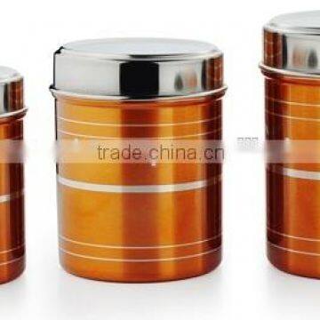 colorful kitchen canister set