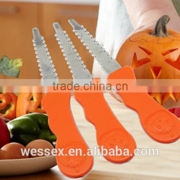 Hot Sale Halloween Pumpkin stainless steel carving kits