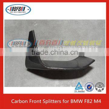 FRONT SPLITTERS FOR BMW F80 M3 FOR F82 M4 CARBON FIBER LIP SPLITTER