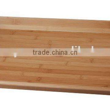 Carbonized Bamboo Serving Tray with Handle