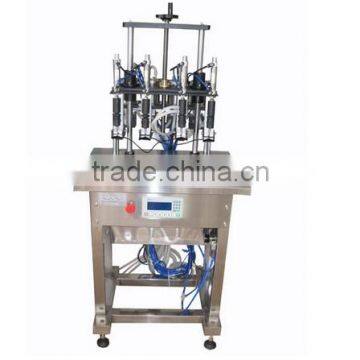 4 nozzles perfume filling machine, vacuum filler for floral with easy operation