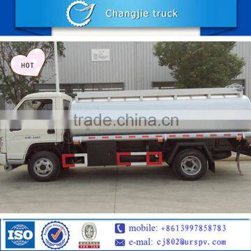 Mini fuel tank truck foton times made in China 3.5-5cbm for sale in south america