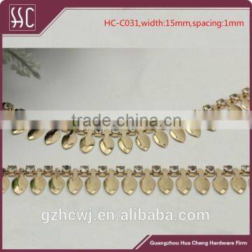 shiny gold metal chain,customerized bag metal chain manufacturer, Guangzhou metal chain