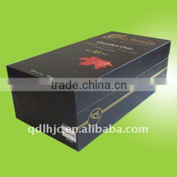 red wine wooden box