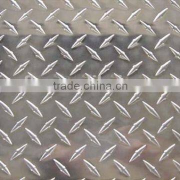 Pointer pattern aluminum diamond sheet using for floor in car