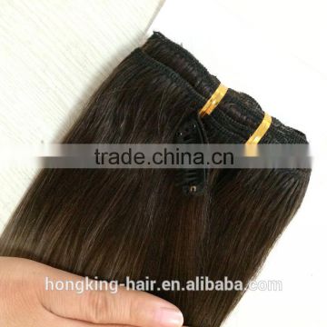 full head thick ends remy clip in hair extension 220 grams