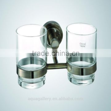 Bronzed Color Stainless Steel Double Cups Holder