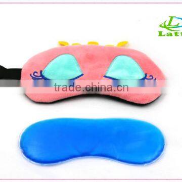 PVC outside and liquid inside eye masks