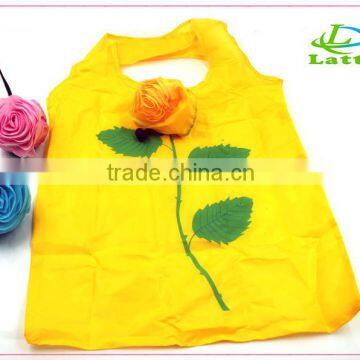 Customized Reusable polyester nylon lady bird folding up promotionalPrinted Folding Tote Bagote bag/shopping bag