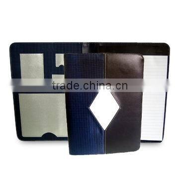 Portfolio with Four Pockets, Made of Nylon and PVC, Measures 7 x 9 1/2-inch