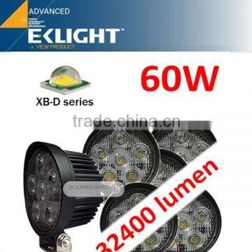 EK LIGHT high performance 9-30VDC led work light 18W 27W 48W 60W 36w off road led work light