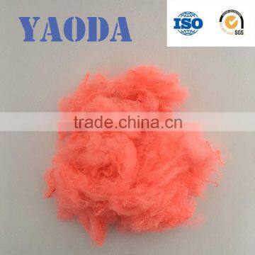 recycled colored polyester fiber for nonwoven production 3D*51mm