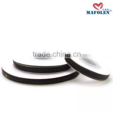 100% Cotton Red Color Single Face Celebrate it Chirstmas Elastic Velvet Ribbon 10mm Wide photo-3