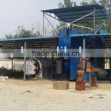 Big Step Move !!! used tyre refining machine