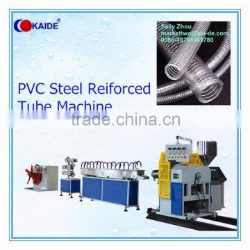 Soft pvc pipe with steel wire making machine