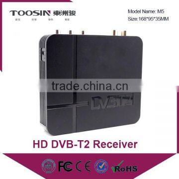 Plastic housing mini fta cheapest dvb-t2 receiver